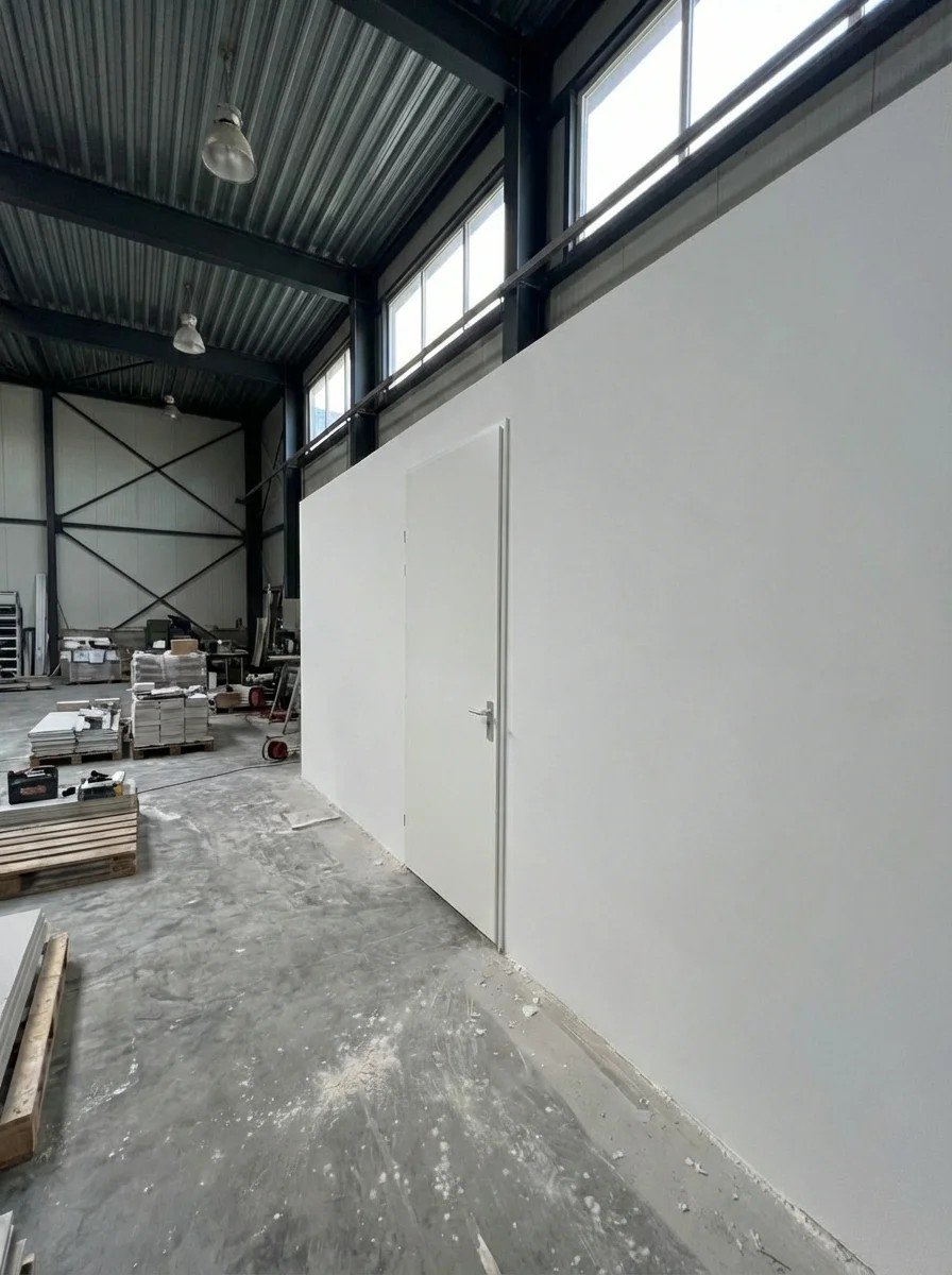 Binnenwanden in loodsen